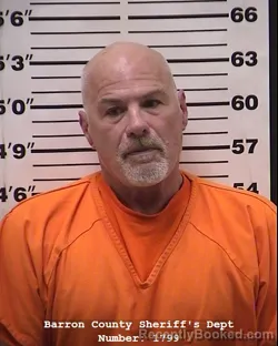 Mugshot of Marc Anthony Olivo booked in Barron County, Wisconsin on April 24, 2026