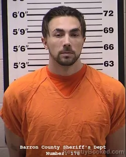 Mugshot of Ryan Alexander Longseth booked in Barron County, Wisconsin on May 11, 2026