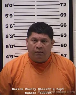 Mugshot of Uriel Jimenez huerta booked in Barron County, Wisconsin on May 21, 2026