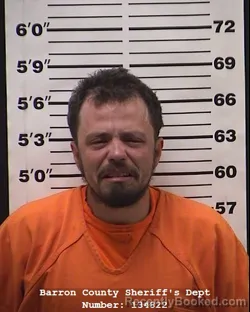 Mugshot of Kyle David Giossi booked in Barron County, Wisconsin on May 25, 2026
