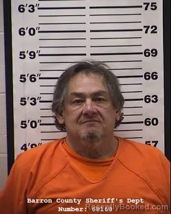 Mugshot of Ronald Armando Balboa booked in Barron County, Wisconsin on May 26, 2026
