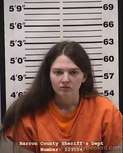 Mugshot of Brianna Nicole Buckles booked in Barron County, Wisconsin on May 28, 2026
