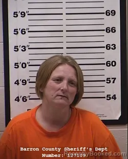Mugshot of Tara Marie Wensel booked in Barron County, Wisconsin on June 20, 2026