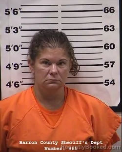Mugshot of Brooke Kimberly Eder booked in Barron County, Wisconsin on July 29, 2026