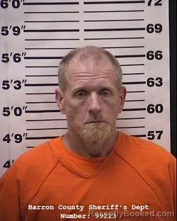 Mugshot of Mckyle James leroy Johnson booked in Barron County, Wisconsin on July 30, 2026