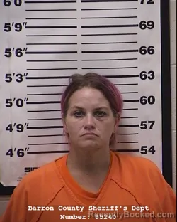 Mugshot of Tina Leann Gray booked in Barron County, Wisconsin on August 26, 2026