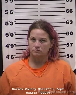 Mugshot of Tina Leann Gray booked in Barron County, Wisconsin on September 10, 2026