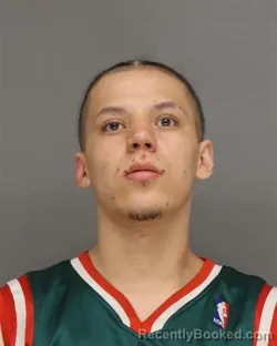 Mugshot of MITCHELL ALEX-LEE WAUKAU booked in Brown County, Wisconsin on July 9, 2026