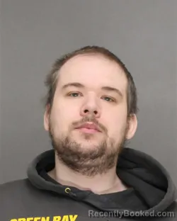Mugshot of Andrew Michael Halverson booked in Brown County, Wisconsin on October 7, 2026