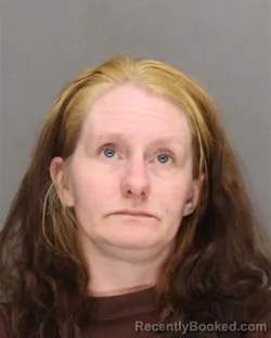 Mugshot of Amanda Emily Allan booked in Brown County, Wisconsin on October 8, 2026