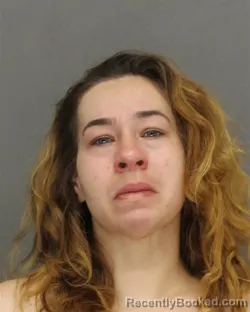 Mugshot of Amber Rose Vieau booked in Brown County, Wisconsin on October 10, 2026