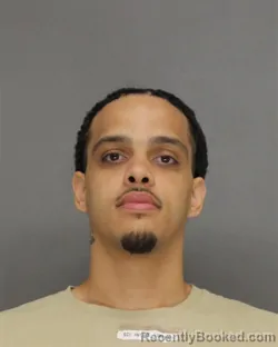 Mugshot of Dangelo Mauricesteve Harper booked in Brown County, Wisconsin on October 14, 2026
