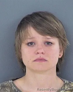 Mugshot of FAITH MERIAHTINKER SACKETT booked in Chippewa County, Wisconsin on April 23, 2026