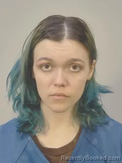 Mugshot of Ariahna Nikol Jackman booked in Dane County, Wisconsin on October 7, 2026