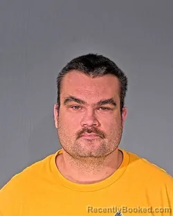 Mugshot of Brandon Cory Kulibert booked in Dodge County, Wisconsin on October 25, 2026