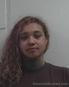 Mugshot of Gianna Presley-Baum booked in Douglas County, Wisconsin on October 3, 2026