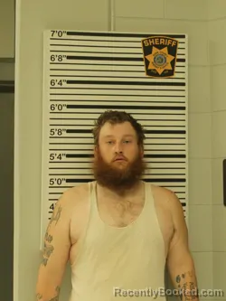 Booking photo from Dunn County, Wisconsin