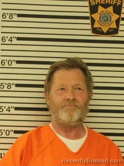 Mugshot of MARK THOMPSON booked in Dunn County, Wisconsin on July 11, 2026