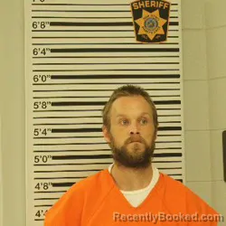 Mugshot of Zachary Germain booked in Dunn County, Wisconsin on August 13, 2026