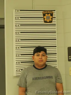 Mugshot of Israel Ramirez Deleon booked in Dunn County, Wisconsin on August 18, 2026