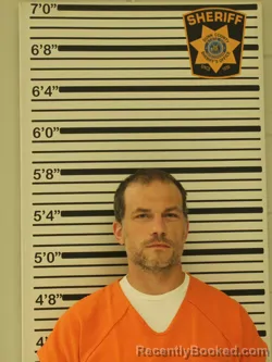Mugshot of Steven Schutts booked in Dunn County, Wisconsin on August 23, 2026