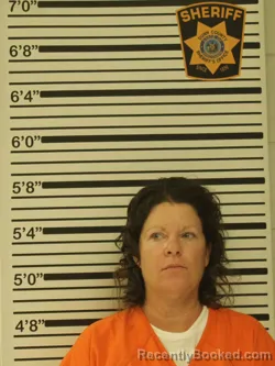 Mugshot of Peggy N Lorenzen booked in Dunn County, Wisconsin on October 12, 2026