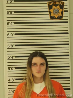 Mugshot of Rebekah Annah Pellett booked in Dunn County, Wisconsin on October 16, 2026