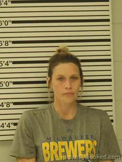 Mugshot of Riley Mae Hofstedt booked in Dunn County, Wisconsin on October 17, 2026