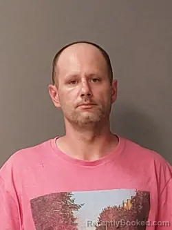 Mugshot of Nicholas Lee Friederich booked in Iowa County, Wisconsin on August 27, 2026