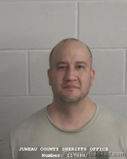 Mugshot of LANCE EDON CROWDER booked in Juneau County, Wisconsin on May 20, 2026