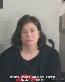 Mugshot of Pamela Susan Walz booked in Juneau County, Wisconsin on August 18, 2026