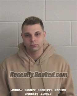 Booking photo from Juneau County, Wisconsin