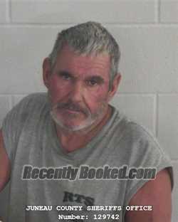 Booking photo from Juneau County, Wisconsin