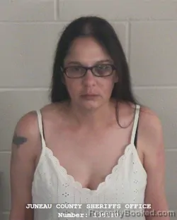 Mugshot of Tanya Ann Garza booked in Juneau County, Wisconsin on August 31, 2026