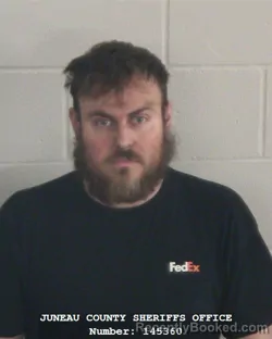 Mugshot of PATRICK JOHN REPKA booked in Juneau County, Wisconsin on April 23, 2026