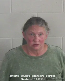 Mugshot of Doreen Virginia Clark booked in Juneau County, Wisconsin on September 9, 2026
