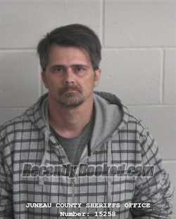 Booking photo from Juneau County, Wisconsin