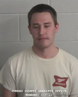 Mugshot of CAMERON CASEY STETZER booked in Juneau County, Wisconsin on March 7, 2026