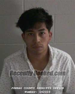Booking photo from Juneau County, Wisconsin