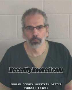 Booking photo from Juneau County, Wisconsin