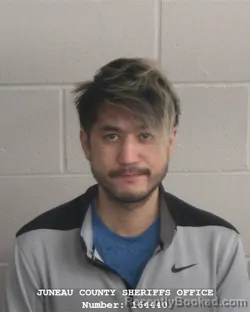 Mugshot of COLTON KIL-WON BASINSKI booked in Juneau County, Wisconsin on April 3, 2026