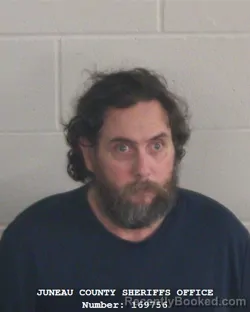 Mugshot of James W Townsend booked in Juneau County, Wisconsin on August 21, 2026