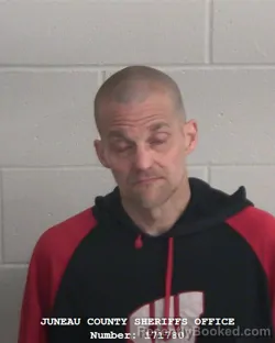 Mugshot of CORY LEE ALFSON booked in Juneau County, Wisconsin on March 18, 2026