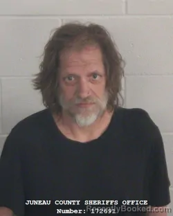 Mugshot of MARK ALLEN PATZ booked in Juneau County, Wisconsin on April 24, 2026