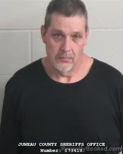 Mugshot of BRETT RANDALL TERRELL booked in Juneau County, Wisconsin on May 18, 2026