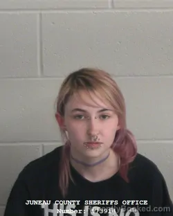 Mugshot of RYLIE LYNN CRAVEN DUNN booked in Juneau County, Wisconsin on June 3, 2026