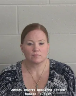 Mugshot of JENNIFER MARIE STEELE booked in Juneau County, Wisconsin on June 21, 2026