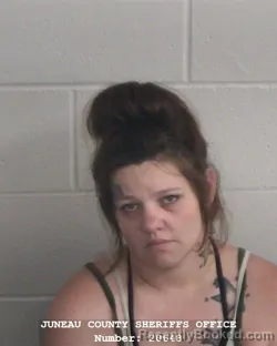 Mugshot of SHAWNA LYNN SCHROEDER booked in Juneau County, Wisconsin on July 28, 2026