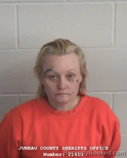 Mugshot of SHAWNYA MARIE GOETZ booked in Juneau County, Wisconsin on March 6, 2026