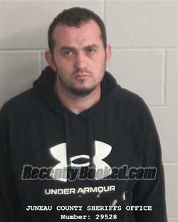 Booking photo from Juneau County, Wisconsin